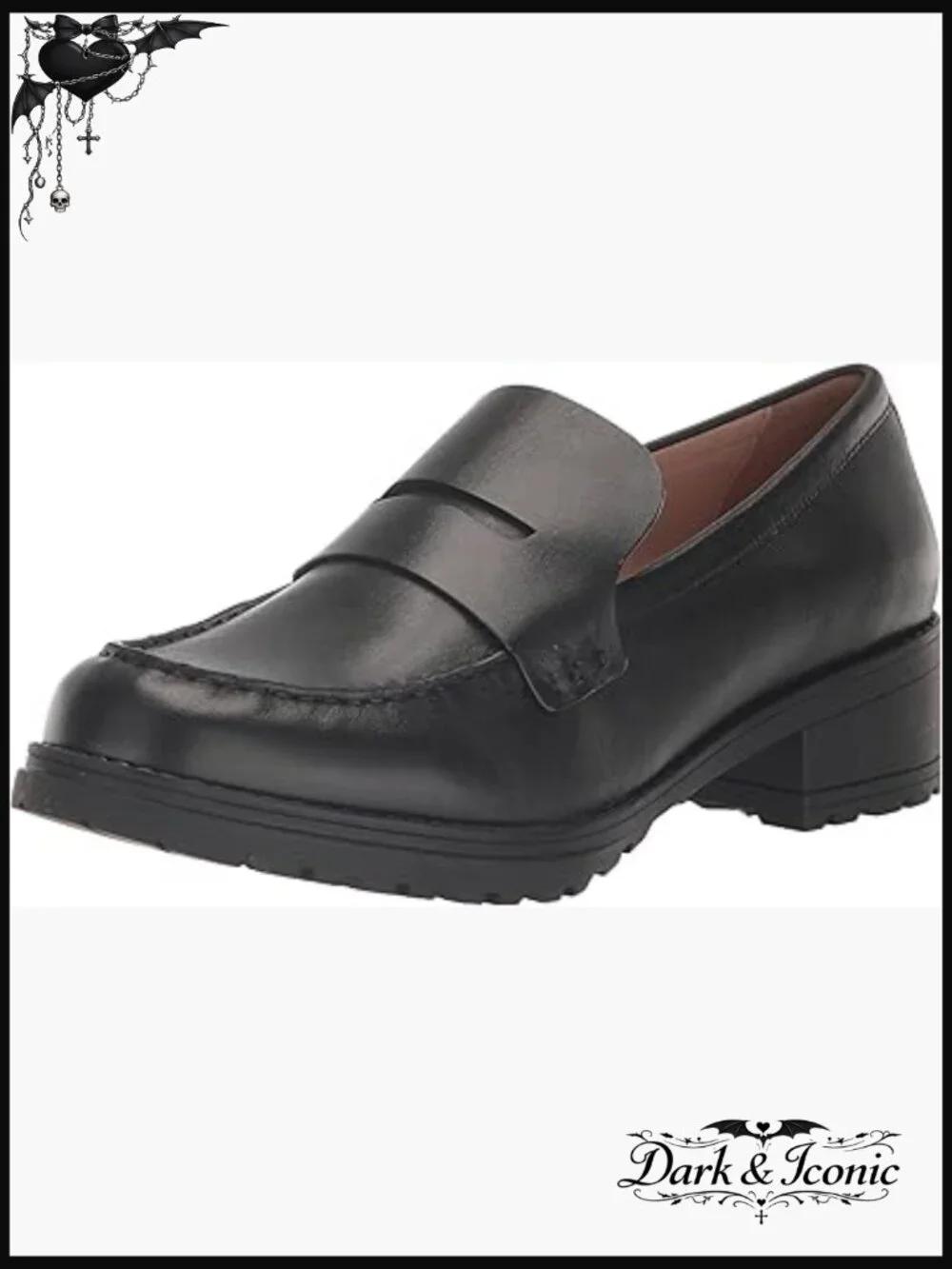 Classic Loafer with Bow Detail - Pull-On Style, Leather Upper, Cushioned Insole - Picture 1 of 7
